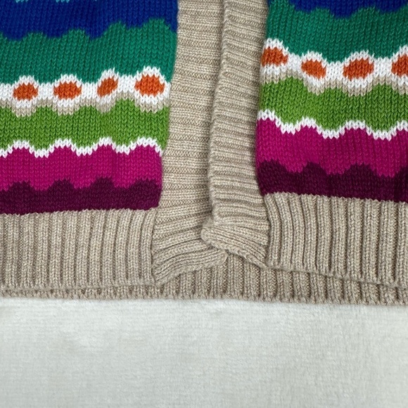 Gymboree Sweet Music wavy striped toggle cardigan sweater Size 6-12M - Picture 3 of 5